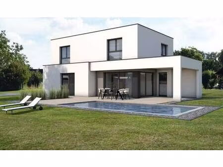 terrain avec maison neuve à vendre