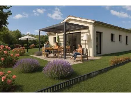 terrain avec maison neuve à vendre