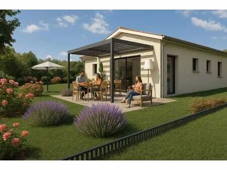 terrain avec maison neuve à vendre