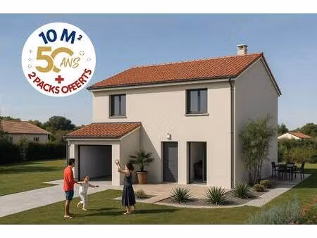 terrain avec maison neuve à vendre