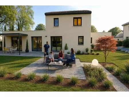 terrain avec maison neuve à vendre