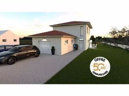 terrain avec maison neuve à vendre