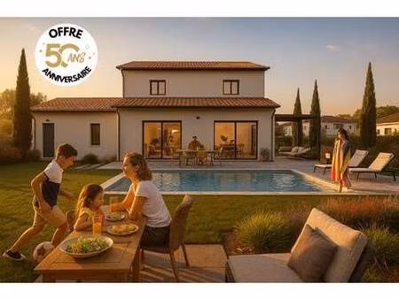 terrain avec maison neuve à vendre