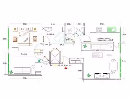 location appartement 3 pièces 56 m² à meudon (92190)