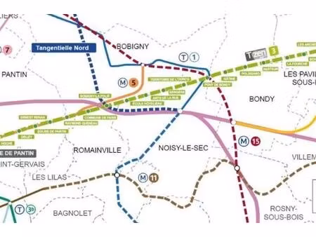 vente appartement 2 pièces 62 m² noisy-le-sec (93130)