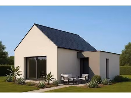 terrain avec maison neuve à vendre