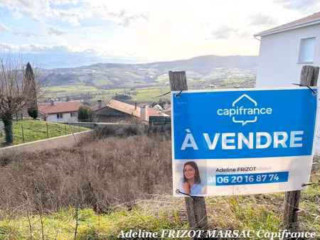 vente terrain 315 m² à saint-romain-en-jarez (42800)  69 900 €