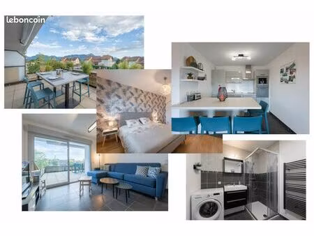 appartement 2 pièces meublé avec terrasse à louer à groisy