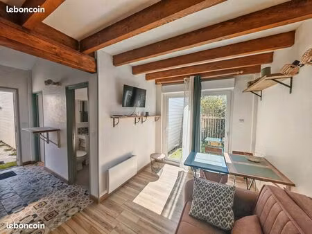 ?️meublé 20m2 + mezzanine 10m2 quartier beaulieu avec terrasse - proche fac et écoles - li