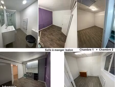 appartement 2 chambres 40 m² centre ville ernée