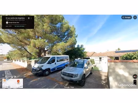 centre trets villa 98 m2 sur 620 m2 de terrain