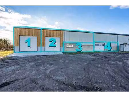 entrepôt de 83m² le long de la n4  entre arlon et martelange