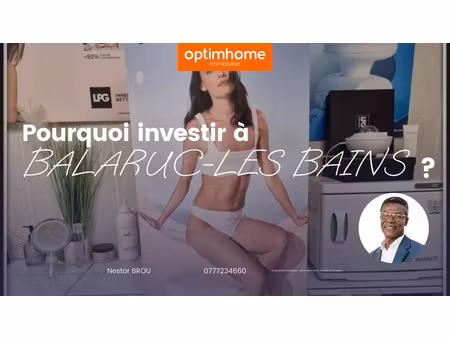 vente locaux professionnels 3 pièces 32 m² à balaruc-les-bains (34540)  89 000 €