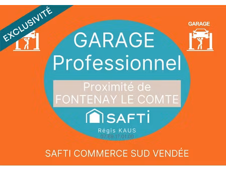 vente locaux professionnels 2 pièces 450 m² à fontenay-le-comte (85200)  249 000 €