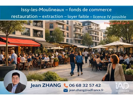 vente locaux professionnels 180 m² à issy-les-moulineaux (92130)  480 000 €