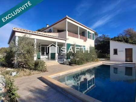 villa 177m² - 4 chbres - piscine - 1300m² terrain