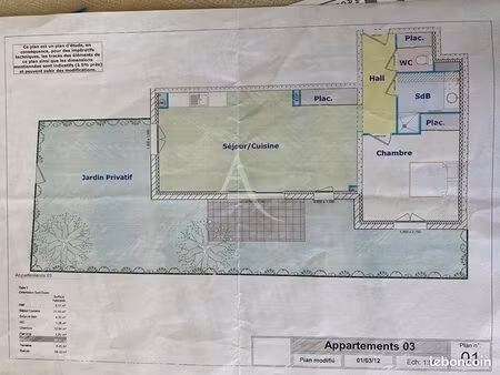 appartement 2 pièces 58 m²