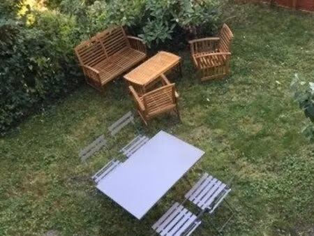 appartement rdc + jardin