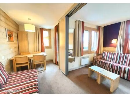 studio - piscine chaufée - plagne 1800