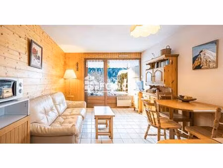 appartement 2 pièces avec terrasse au grand-bornand