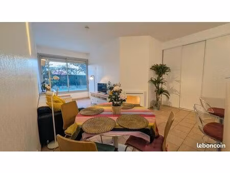 nice ouest carras 2p 47m² rez de jardin