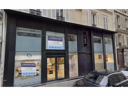 local 122m² - rue poncelet