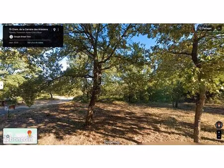 a louer terrain 12.5 hectares à fuveau