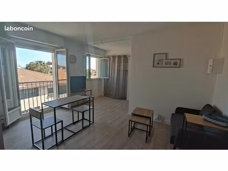 proche st roch / grand m f1 meublé parking cave