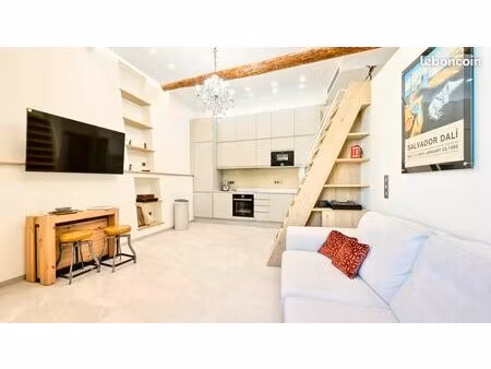 superbe 2/3 pièces mezzanine – 4 couchages - tout compris: wifi  électricité  eau  ménage 