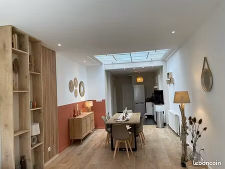 location maison meublée et atelier - mouvaux triez