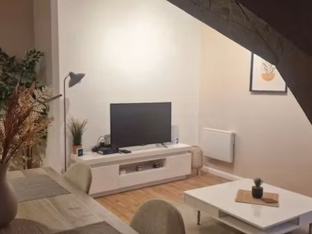 location meublée duplex 2 pièces 48 m² à mulhouse (68100)  720 €