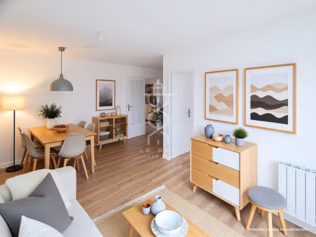 lanester : type 3 soigné dans une petite copropriété