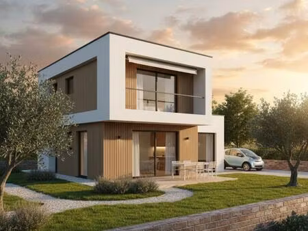 jolie maison de près de 80 m2 sur deux niveaux avec jardin privatif et garage à guerville