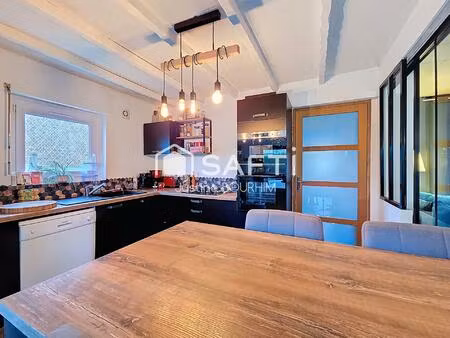 maison individuelle 3 chambres  jardin et garage en secteur calme