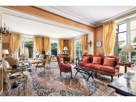 paris xvième - saint jean de passy - rez de jardin 4 chambres