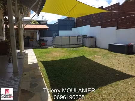 lamentin  charmante maison de plain-pied  cadre paisible et commodités