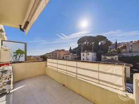 appartement studio 30m² + terrasse vue mer - av st barthélémy - nice