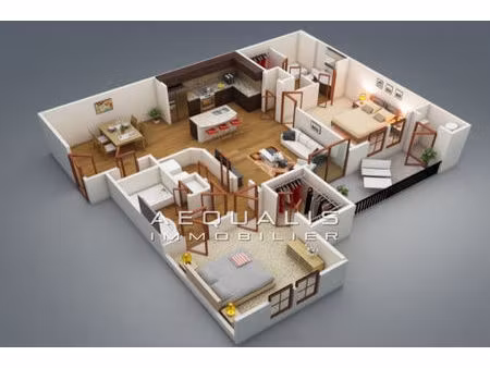 vente appartement 3 pièces 66 m² nice (06300)