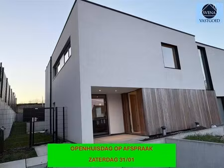 openhuisdag op afspraak zaterdag 31/01. recente nieuwbouwwoning met 3 kamers.