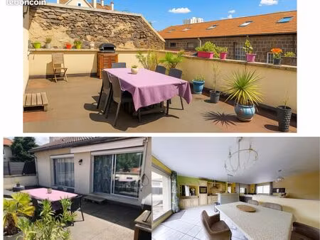 maison 4 pièces avec jardin  grande terrasse et garage double – saint-étienne bellevue