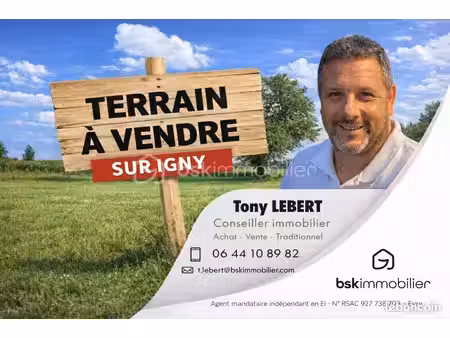 terrain 405 m² igny