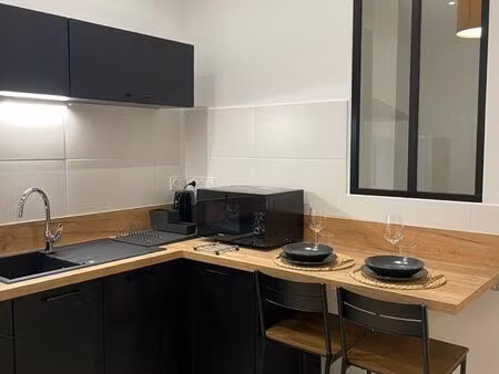 studio meublé neuf avec terrasse cers