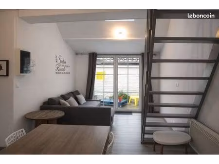 t3 60m2 2 chambres + terrasse