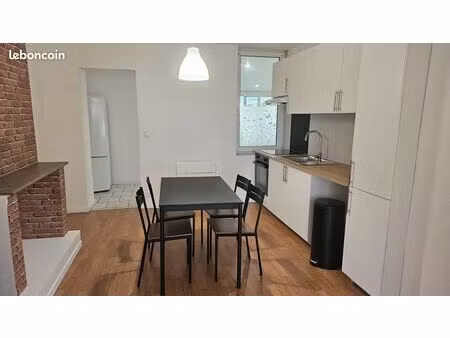 t3 meublé de 65 m² avec jardin privatif