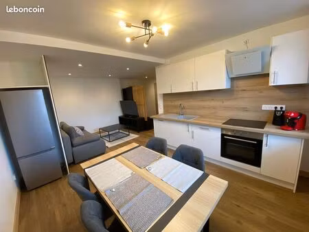 t3 meublé haut de gamme – annemasse – parking privé & cave – proche gare & futur tram