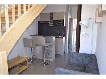 appartement meublé 2 pièces en duplex