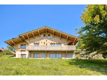 à vendre ! chalet d'exception à proximité immédiate de la clusaz