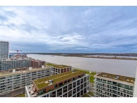 ongemeubeld 2 slaapkamer appt. met zicht op de schelde