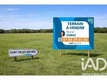 vente terrain à saint-palais-sur-mer (17420) : à vendre / 1418m² saint-palais-sur-mer