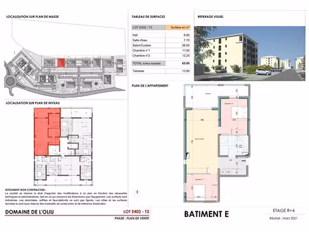 vente appartement lucciana 20290 - - surface privée